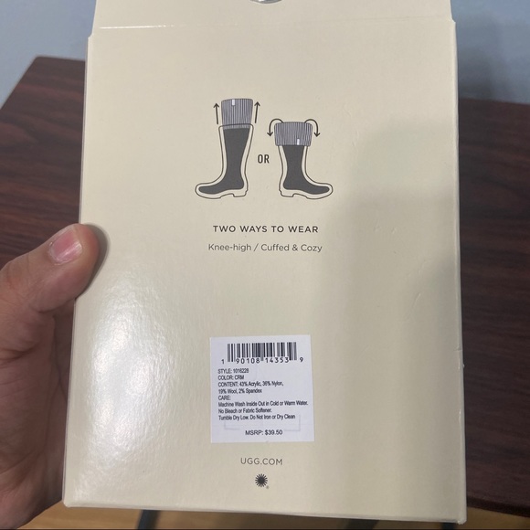 UGG Shayne Boot Socks Shoe size 5-11 New - Picture 10 of 12